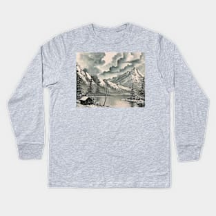 Shades of Grey Kids Long Sleeve T-Shirt